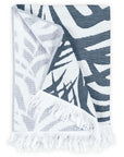 Zebra Palm Beach Towel By Matouk
