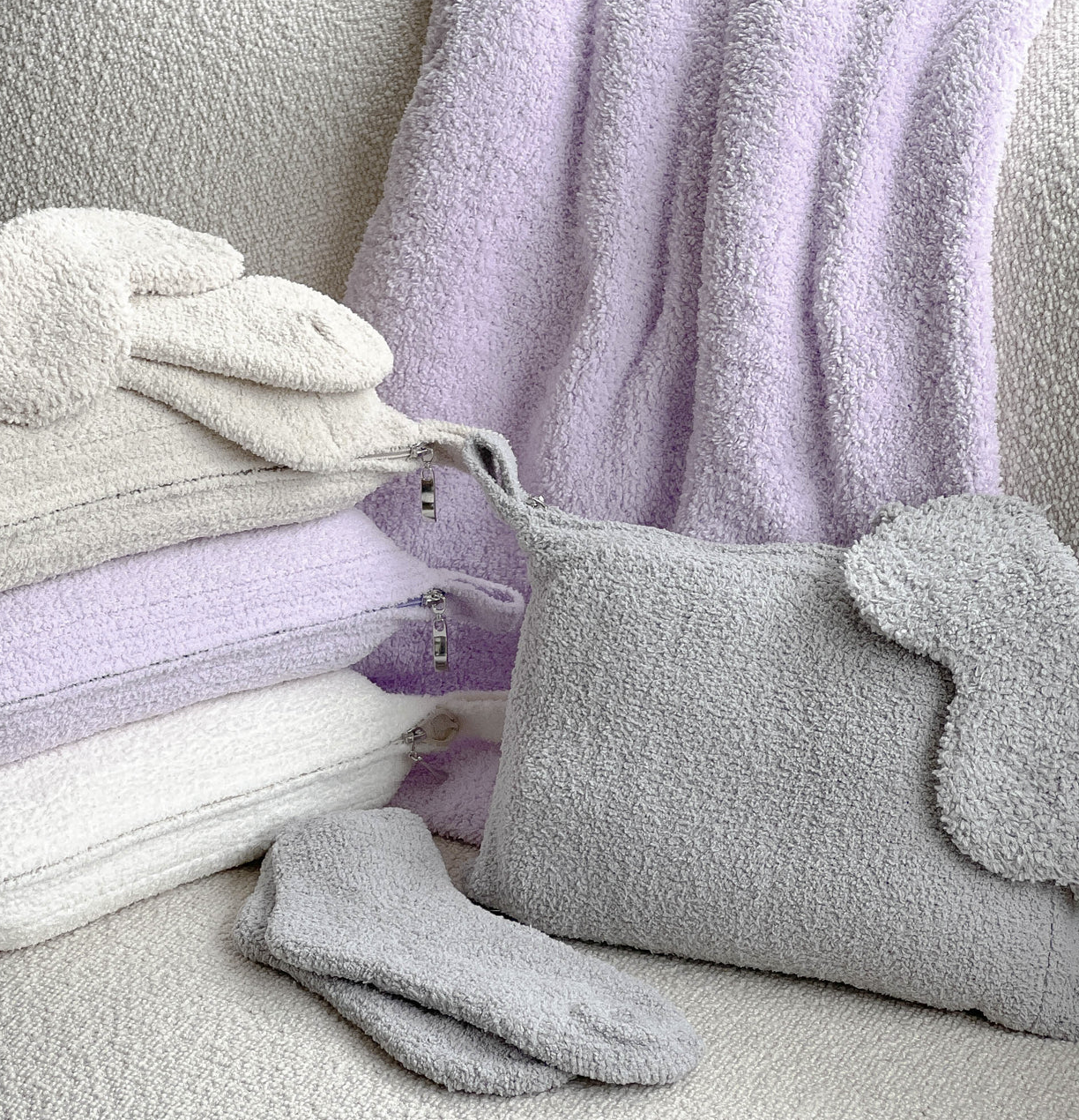 Travel Blankets - Solid Chenilla Fine™