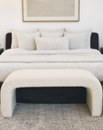Chenilla™ Oversized Blanket - Ivory / Oyster Fleck