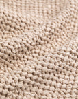 Beige waffle towel set (3 pcs)