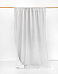 Blackout linen curtain panel (1 pcs) in Light gray