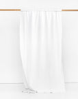 Blackout linen curtain panel (1 pcs) in White