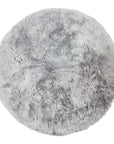 Long Wool Sheepskin Round Rug