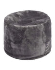 Round Moccasin Pouf