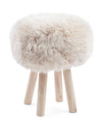 Sheepskin Stool Cover
