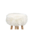 Sheepskin Stool Cover