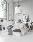 Charcoal gray linen sheet set (4 pcs)