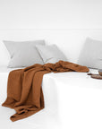 Cinnamon waffle throw