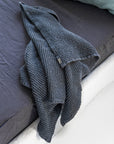 Dark gray waffle towel set (3 pcs)
