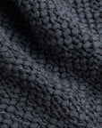 Dark gray waffle blanket