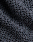 Dark gray waffle throw