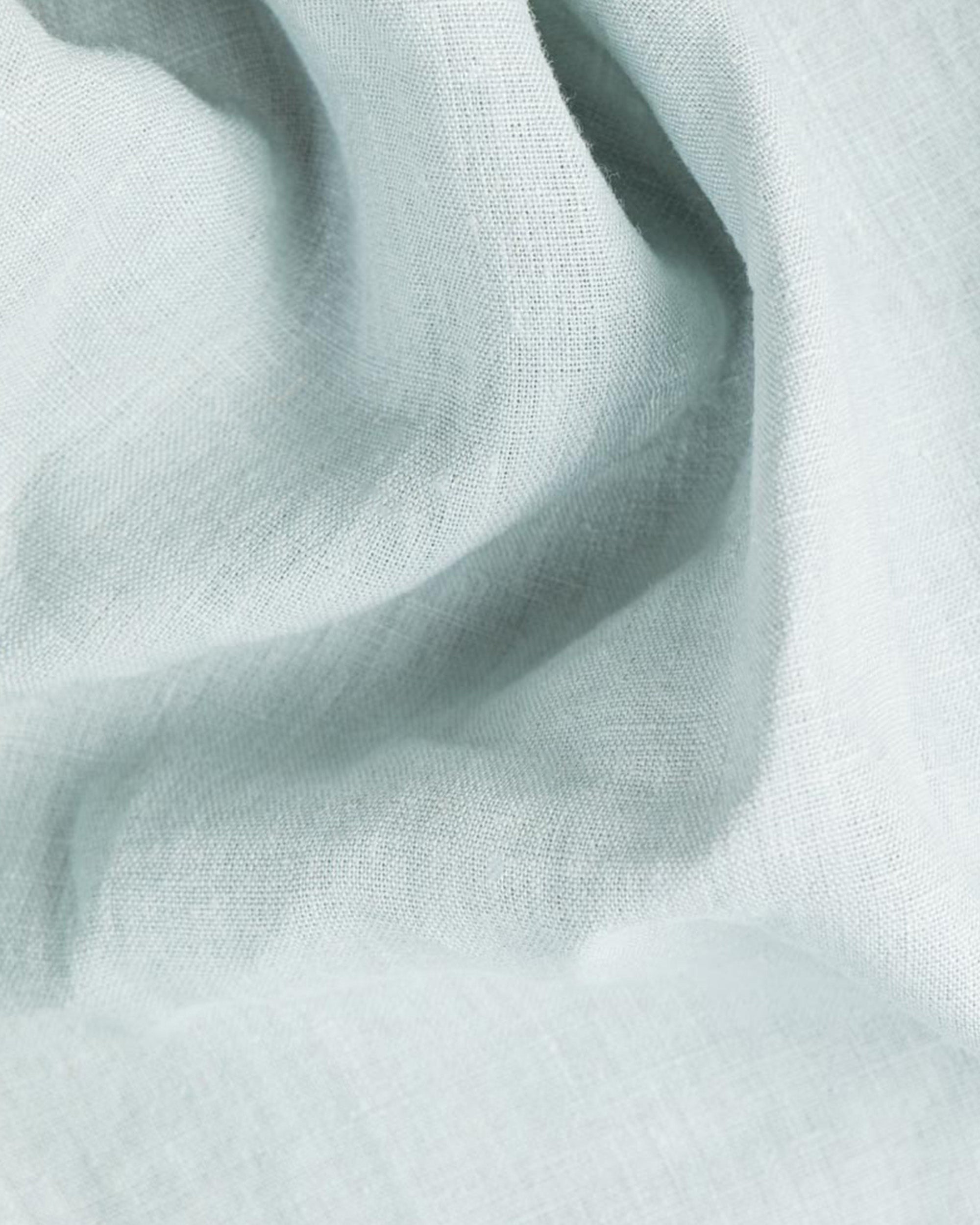 Dusty blue linen sheet set (4 pcs)