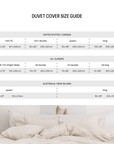 Natural linen duvet cover