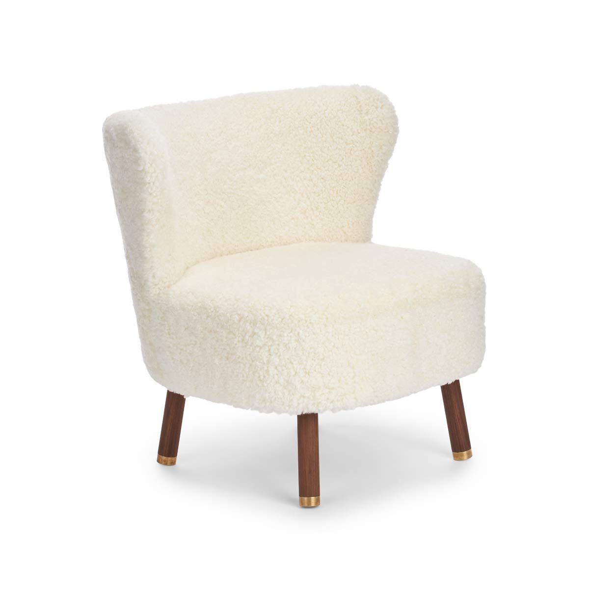 Emil Lounge Chair with Brass