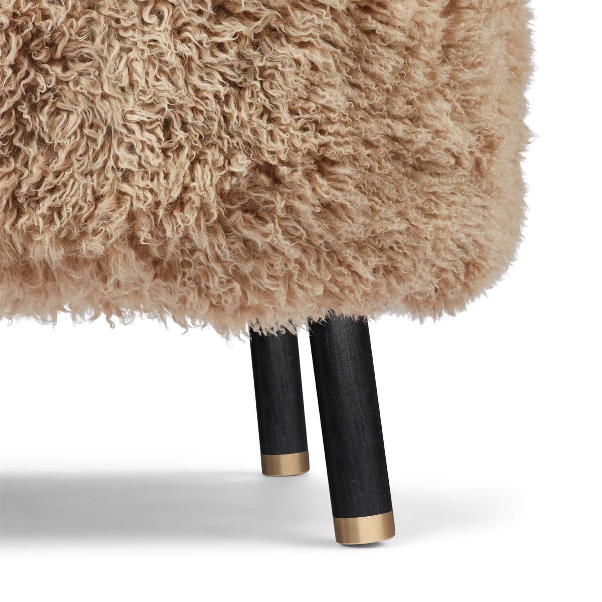 Emil Lounge Chair with Brass
