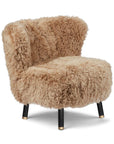 Emil Lounge Chair with Brass