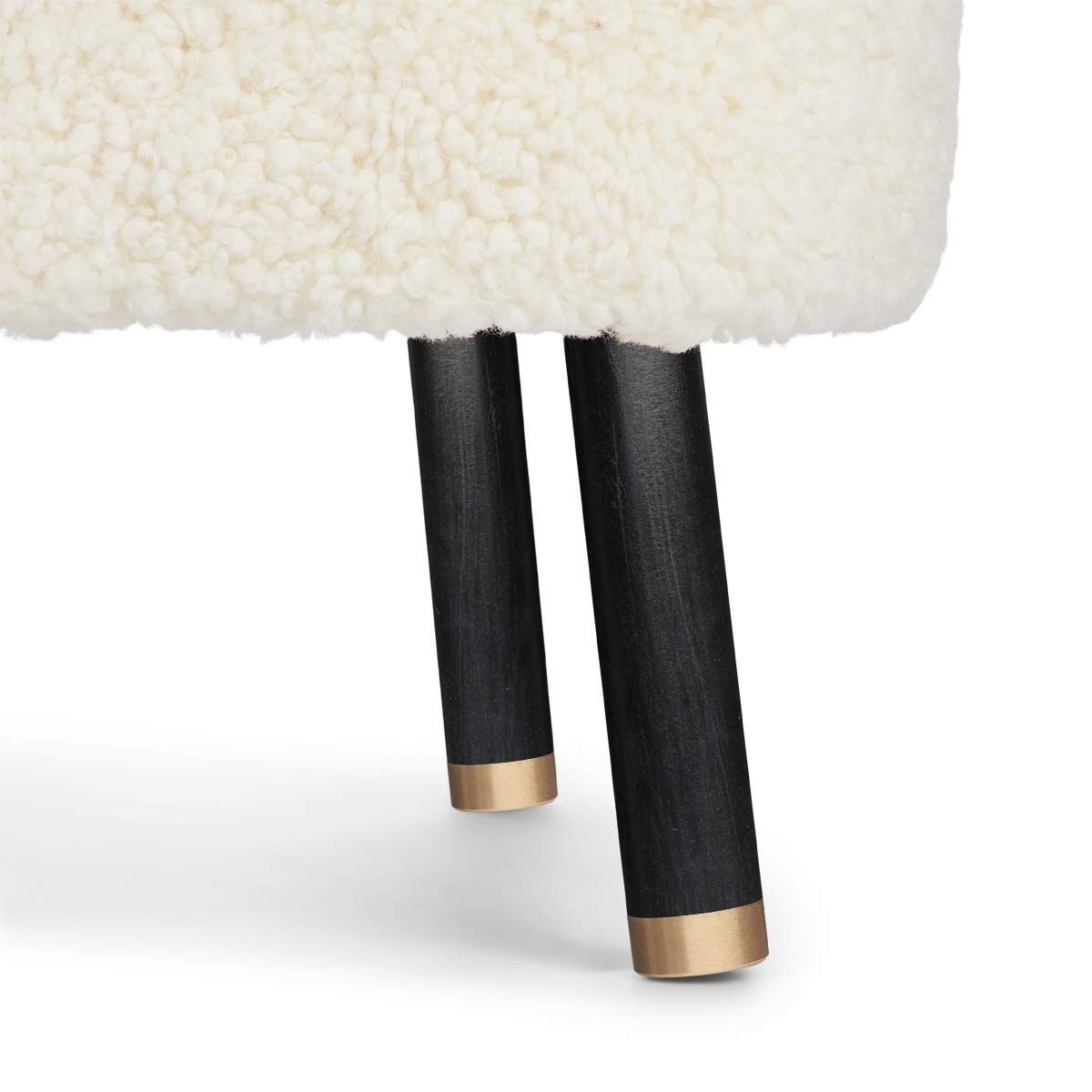 Emil Lounge Chair with Brass