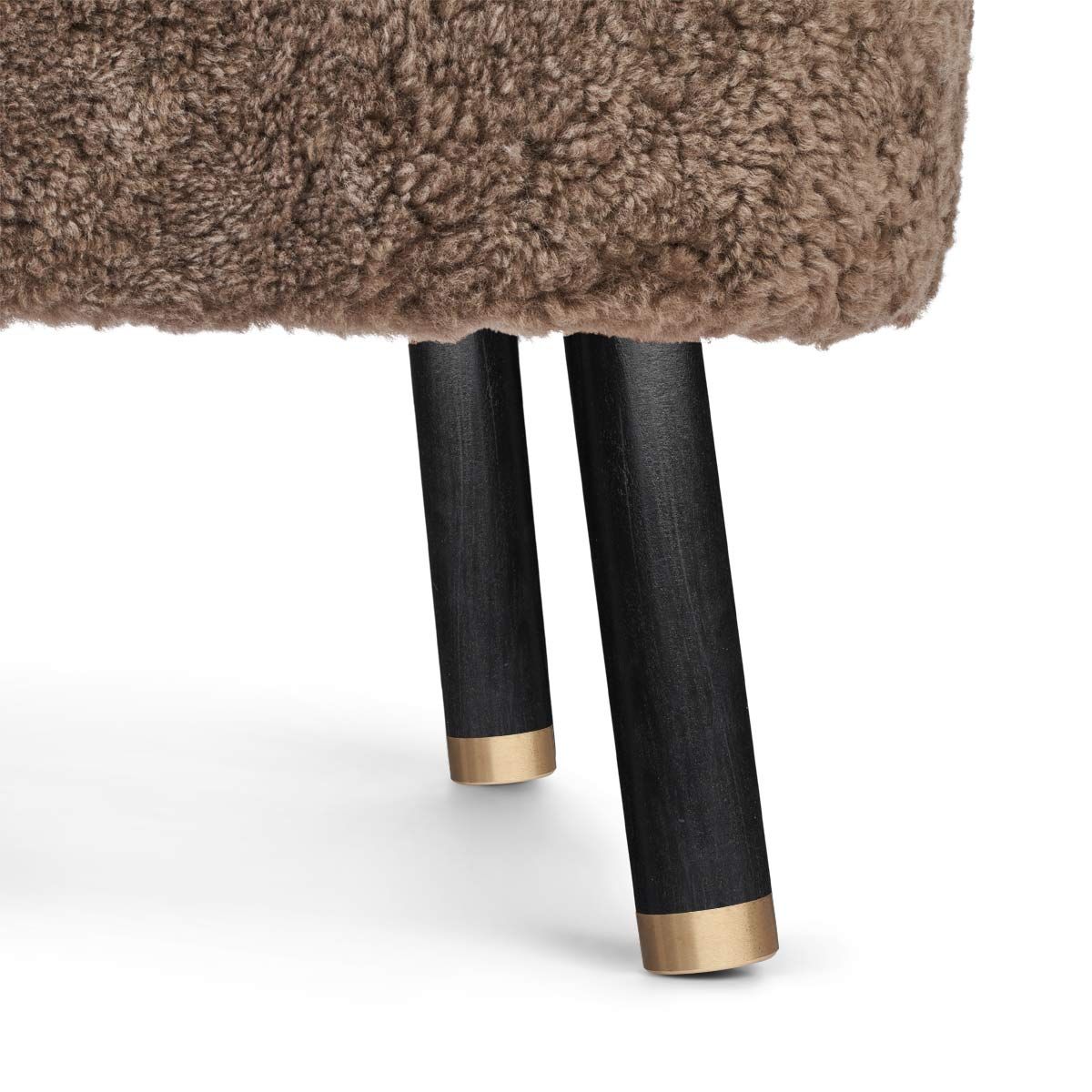 Emil Lounge Chair with Brass