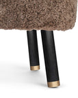 Emil Lounge Chair with Brass