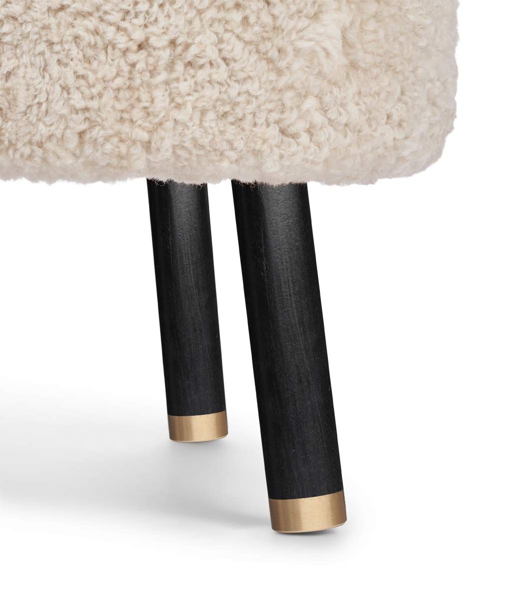 Emil Lounge Chair with Brass