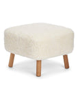 Emily Foot Rest Stool | Short Wool