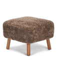 Emily Foot Rest Stool | Short Wool