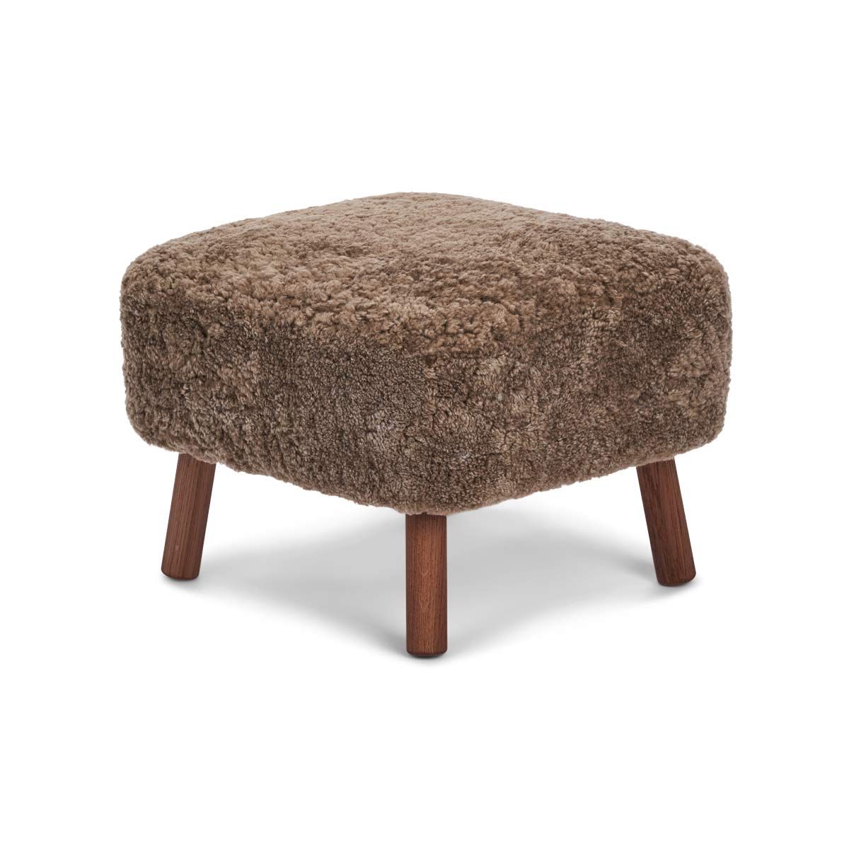 Emily Foot Rest Stool | Short Wool