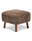 Emily Foot Rest Stool | Short Wool