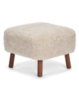 Emily Foot Rest Stool | Short Wool