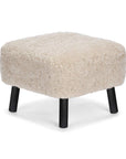 Emily Foot Rest Stool | Short Wool