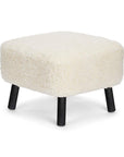 Emily Foot Rest Stool | Short Wool