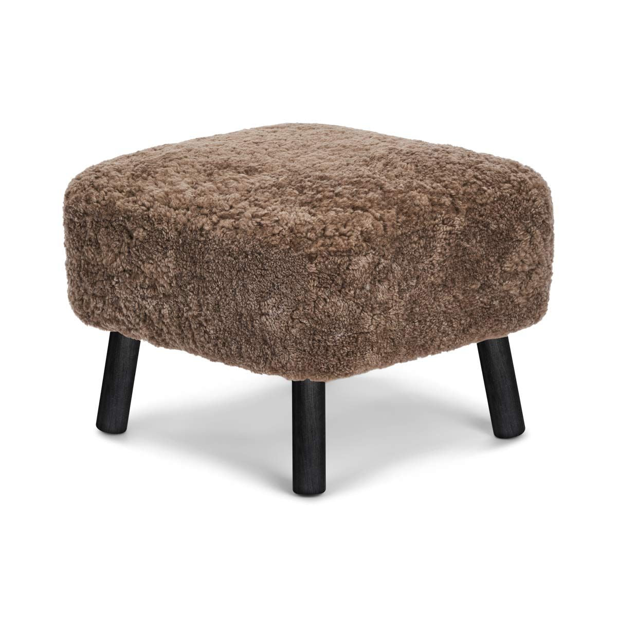 Emily Foot Rest Stool | Short Wool