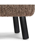 Emily Foot Rest Stool | Short Wool