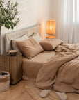 Latte Linen Pillowcase