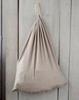 Linen laundry bag