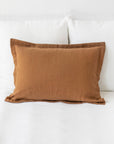 Linen pillow sham