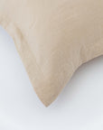 Linen pillow sham