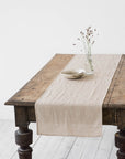 Linen table runner