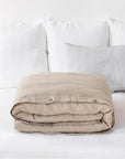 Natural linen duvet cover