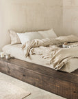 Natural linen duvet cover