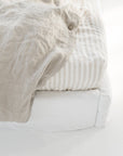 Natural linen duvet cover