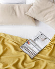 Natural linen pillowcase