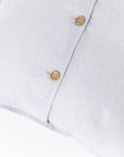 Pillow cover with buttons in Light gray