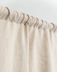 Rod pocket linen curtain panel (1 pcs) in Natural linen