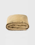 Sandy beige linen duvet cover