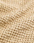 Sandy beige waffle blanket