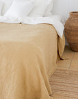 Sandy beige waffle blanket