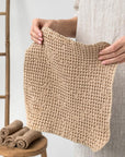 Waffle Face Cloth set of 5