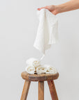 Waffle Face Cloth set of 5
