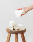 Waffle Face Cloth set of 5